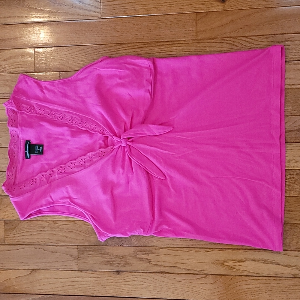 Moda International Deep Pink Women Summer Top Size L